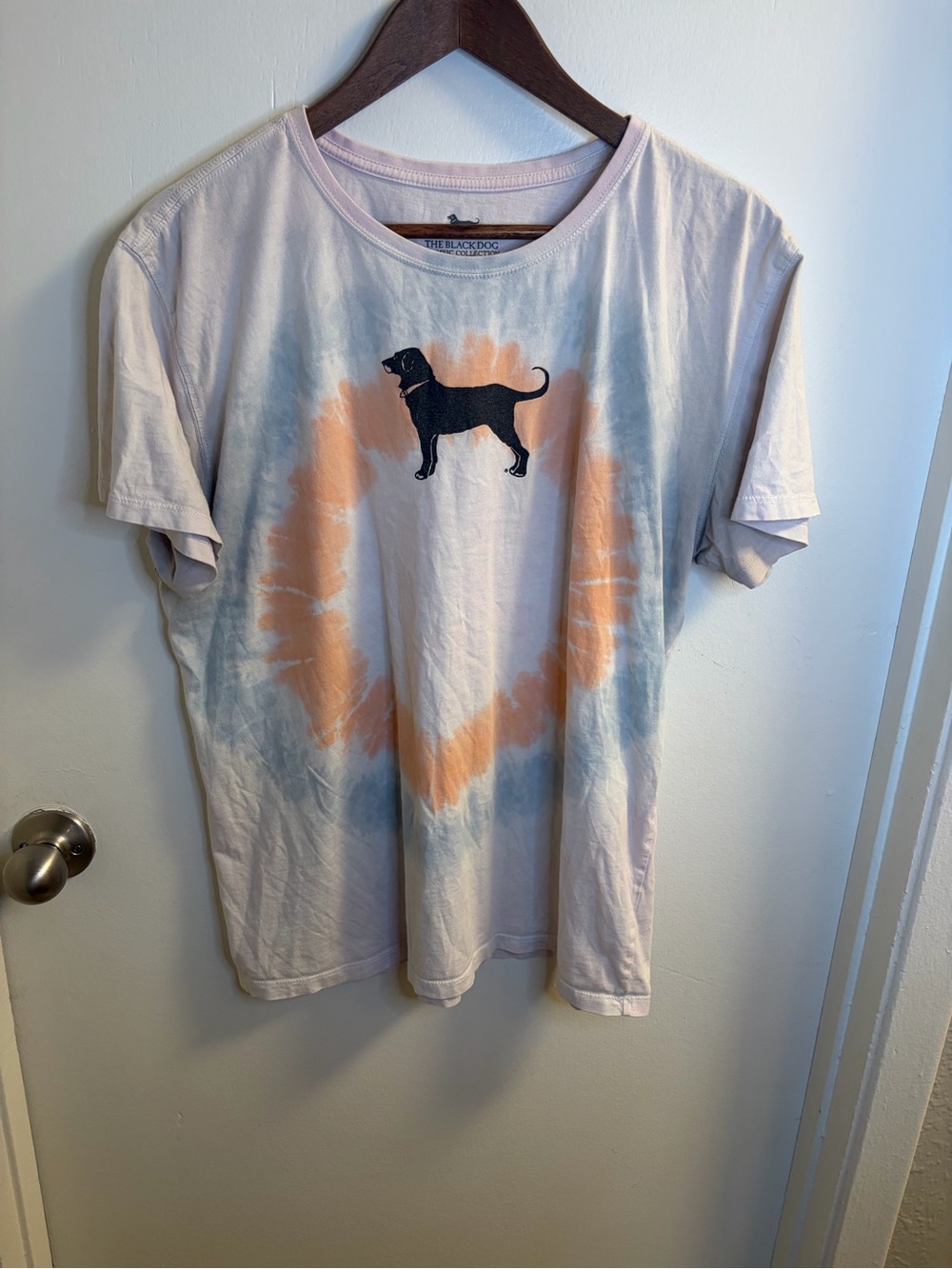 The Black Dog Tie Dye Tee L Martha’s Vineyard Coastal Y2K Preppy